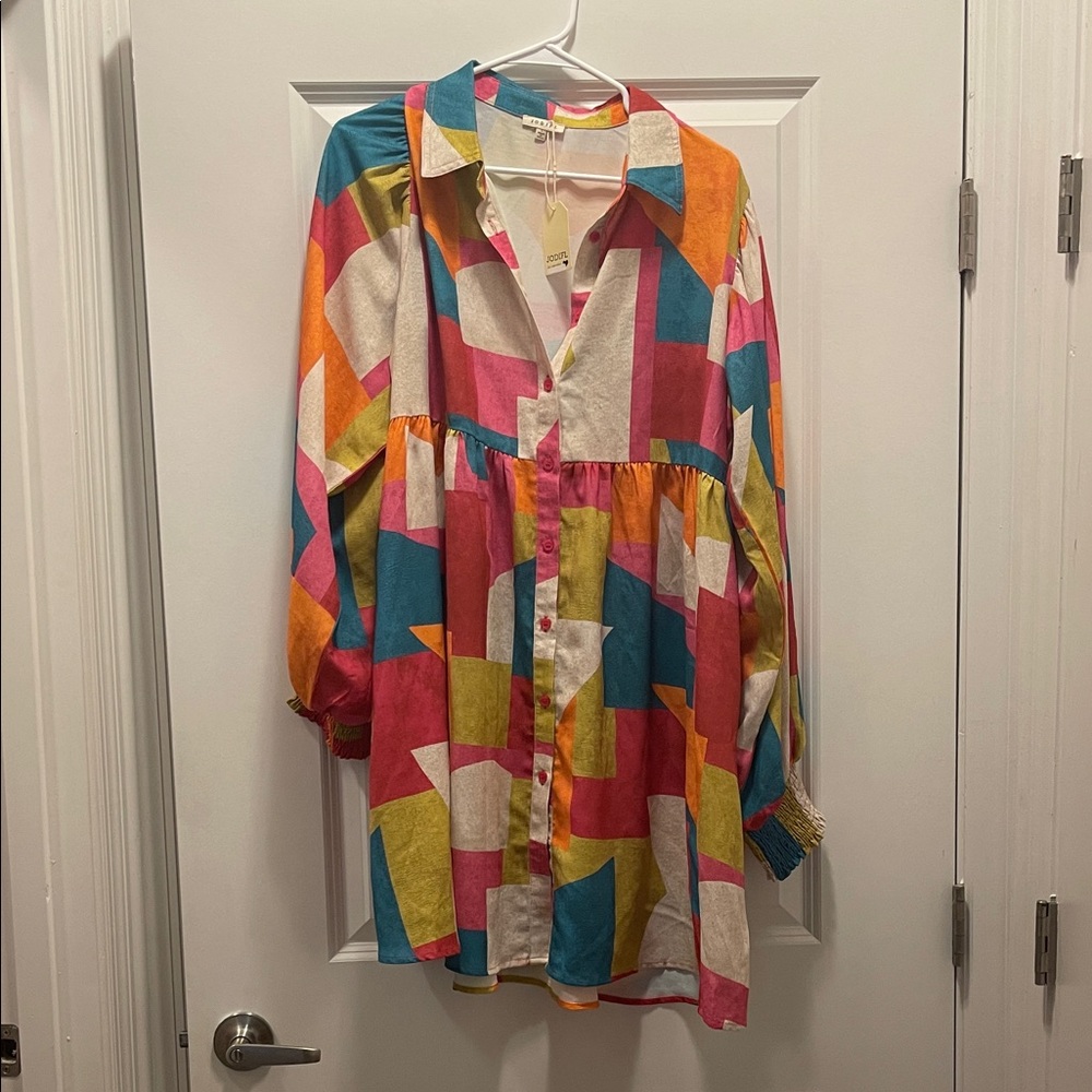 JODIFL Multicolor Geometric Shirt